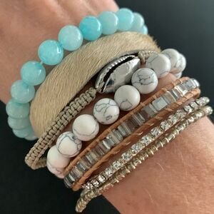 Victoria Emerson Beach Nautical Boho Cuff Bracelet